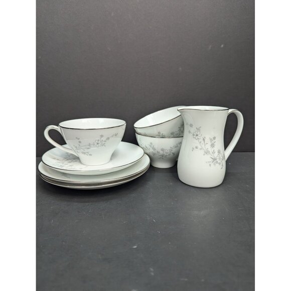 Contemporary Fine China by Noritake Breeze 2032 Replacement Pieces Lot of 7 Read - Picture 9 of 10